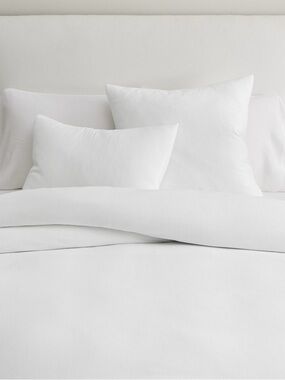 NWT! Pottery Barn Cozy Cloud 100% cotton Chenille Duvet Cover Queen White